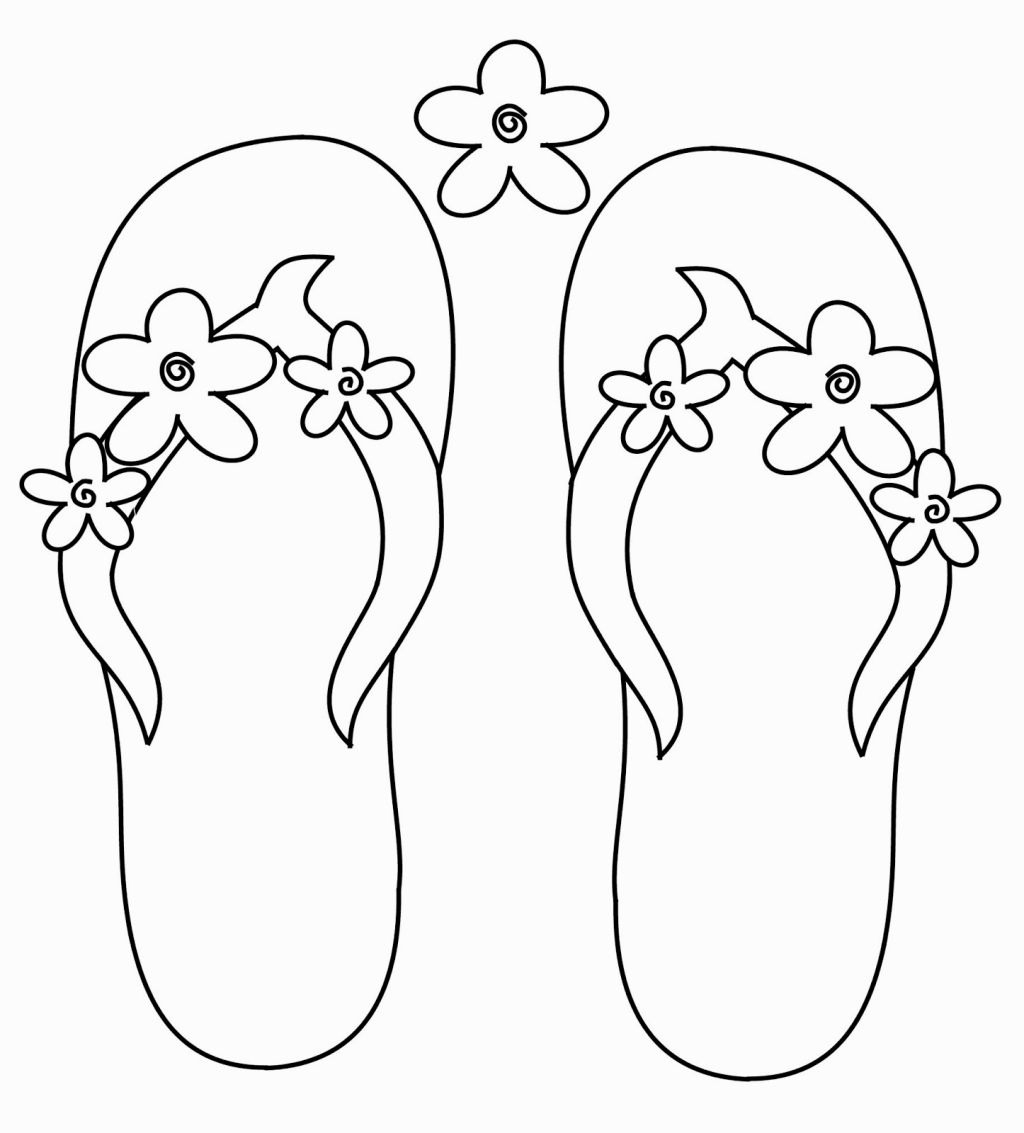 1024x1133 Flip Flop Coloring Page Coloring Pages Flipping