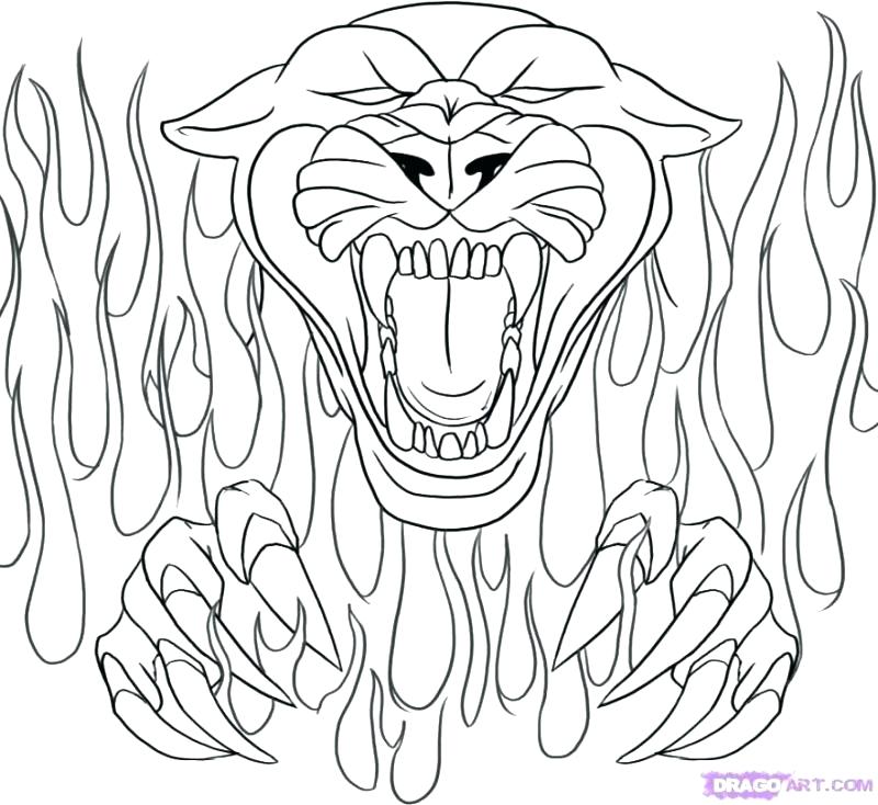 Florida Panther Coloring Page at GetColorings.com | Free printable