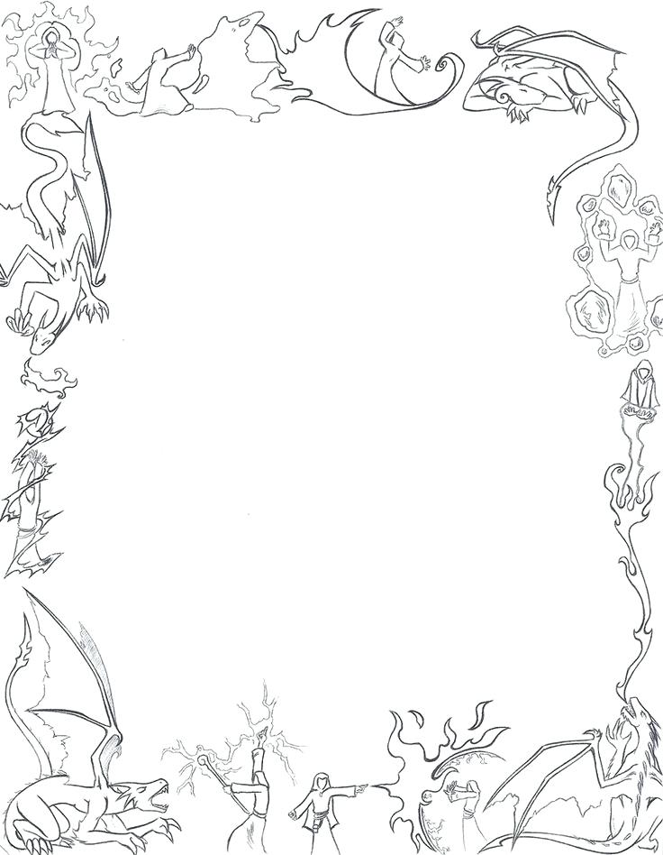 Coloring Page Border at GetColorings.com | Free printable colorings