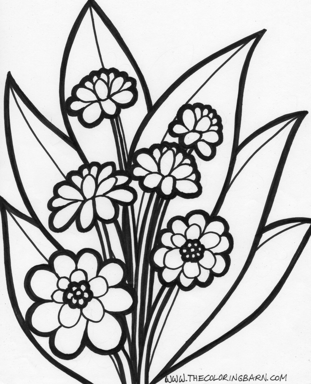 1000x1235 Inspiring Design Ideas Free Coloring Pages Flowers Kids Flower
