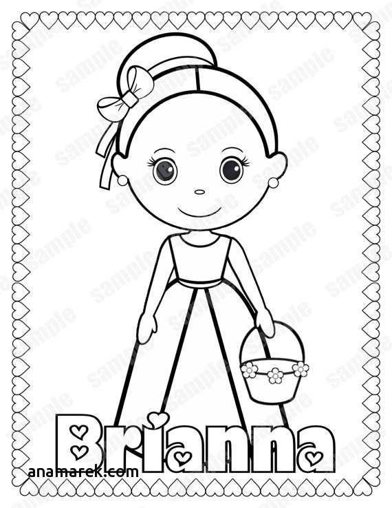 Flower Girl Coloring Pages At GetColorings Free Printable 