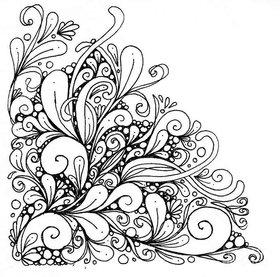 30 Flower Drawing Doodles Mandalas Adult Coloring Pages 30 Flower Drawing Doodles Mandalas Adult Coloring Pages