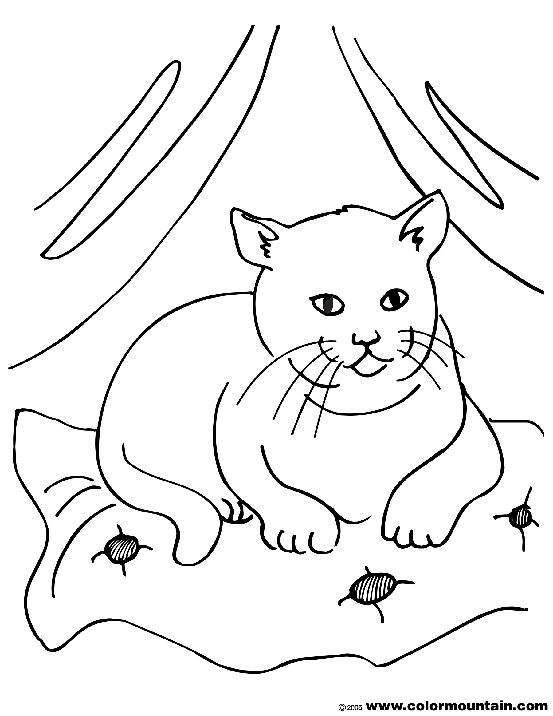 Cat Coloring Pages Fat Cat / Coloring Pages Cute Cats at GetColorings
