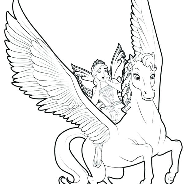 Flying Fairy Coloring Pages at GetColorings.com | Free printable