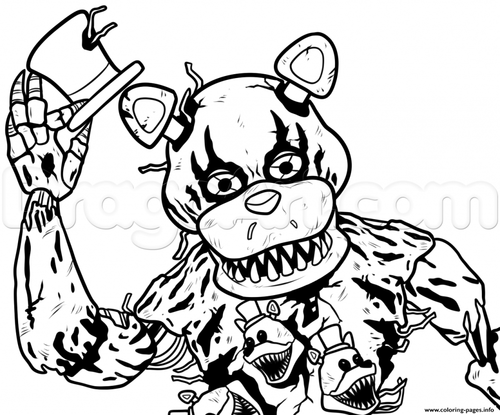 Fnaf Coloring Pages All Characters at GetColorings.com | Free printable