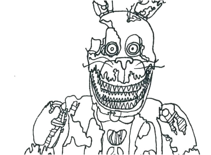 Fnaf Coloring Pages Bonnie at GetColorings.com | Free printable