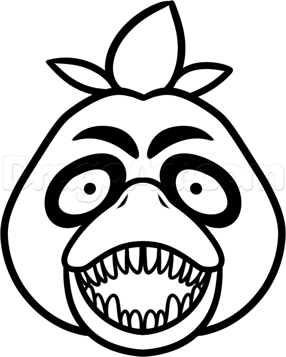 Fnaf Coloring Pages Chica at GetColoringscom Free