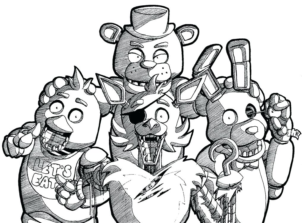 Fnaf Coloring Pages Free at GetColorings.com | Free printable colorings