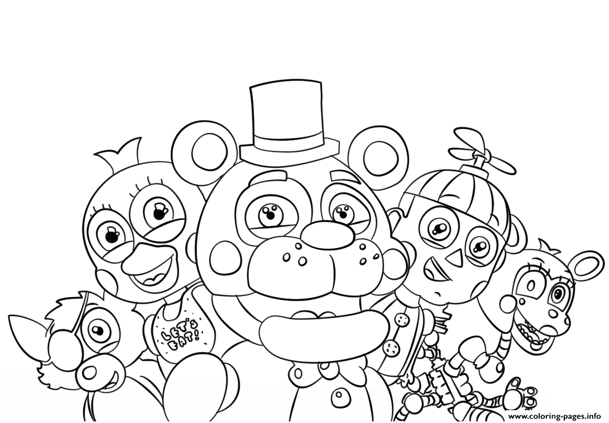 Fnaf Coloring Pages Printable at GetColorings.com | Free printable ... Fnaf Coloring Pages Printable at GetColorings.com | Free printable ...