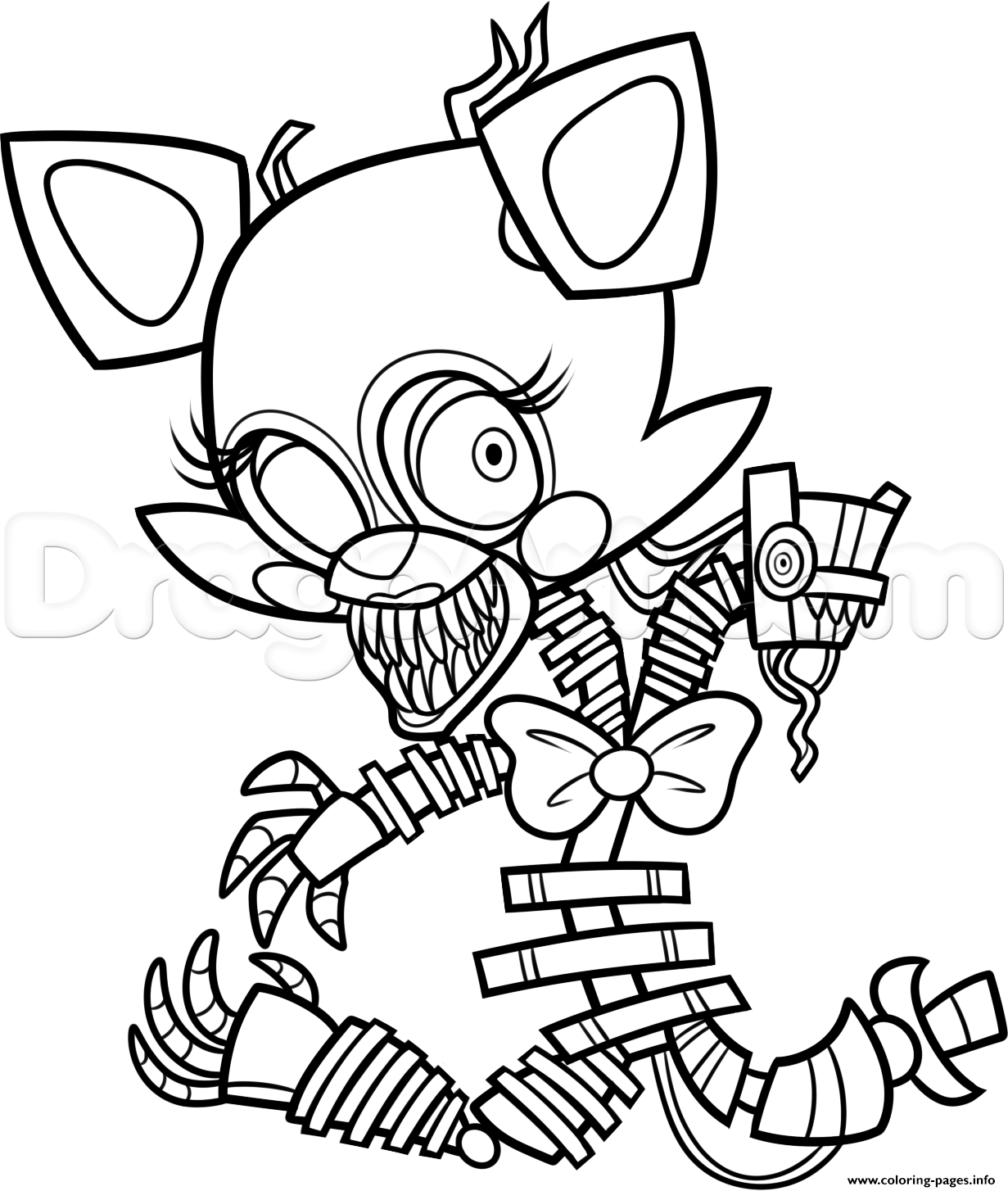 Fnaf Coloring Pages Printable Springtrap at tanlexieblog Blog