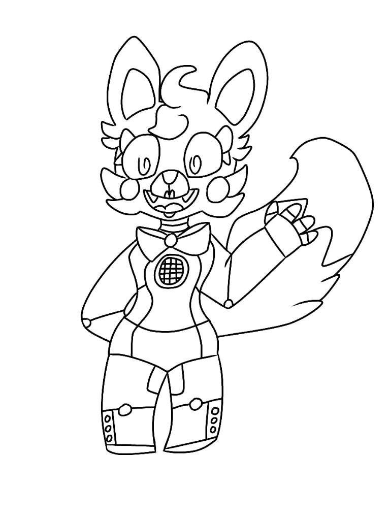 Fnaf Foxy Coloring Pages At Getcolorings Free Printable Colorings Pages To Print And Color