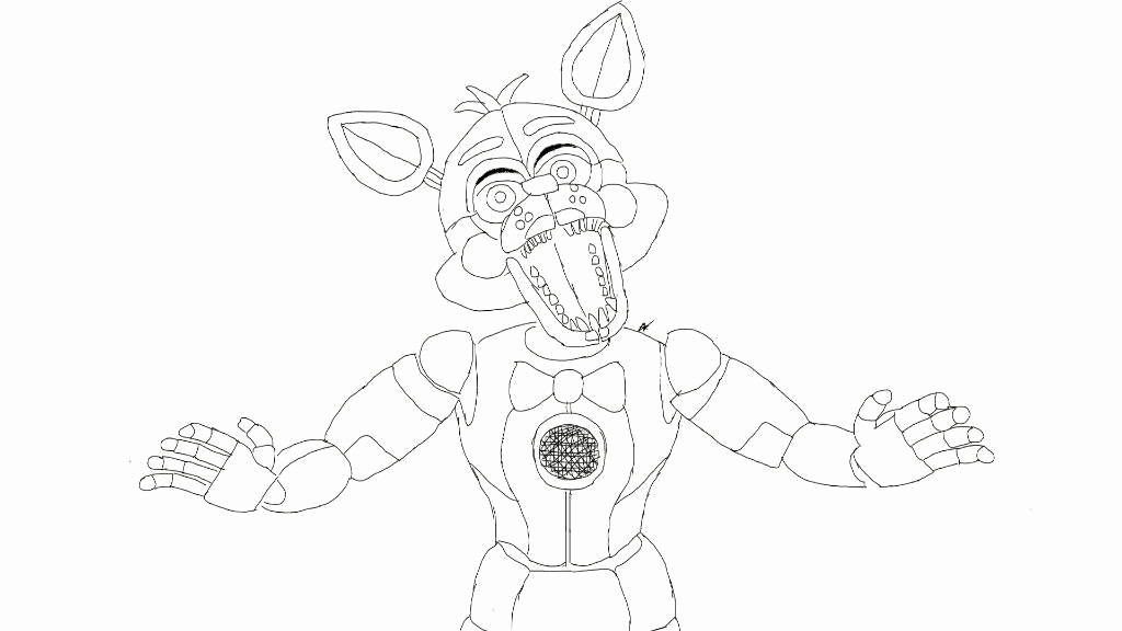 Fnaf Foxy Coloring Pages at GetColorings.com | Free ...