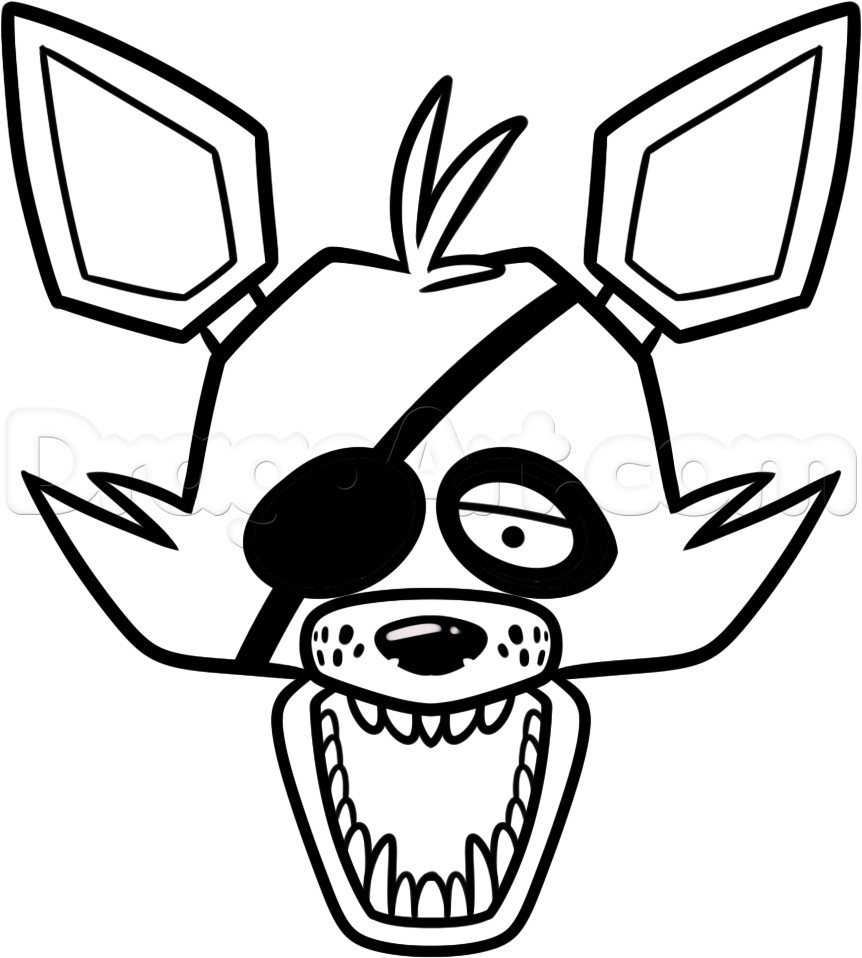 View Foxy Five Nights At Freddys Coloring Background