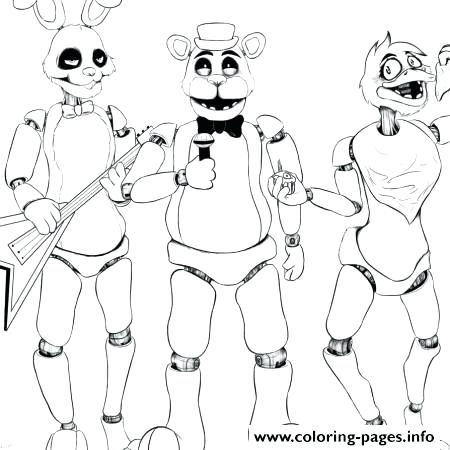 Fnaf World Coloring Pages at GetColorings.com | Free printable