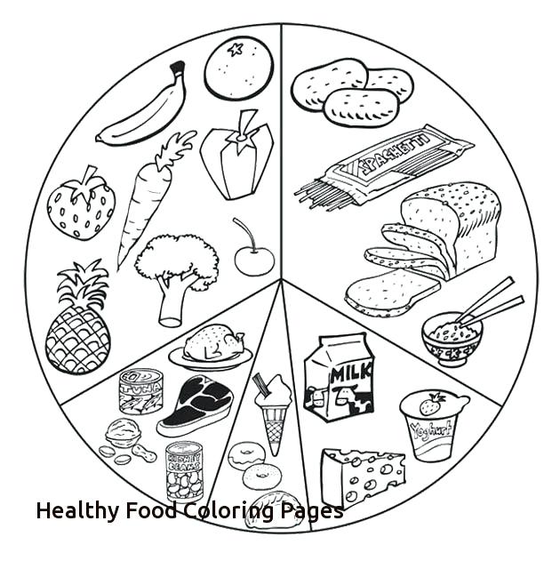 Food Plate Coloring Page At Getcolorings.com 