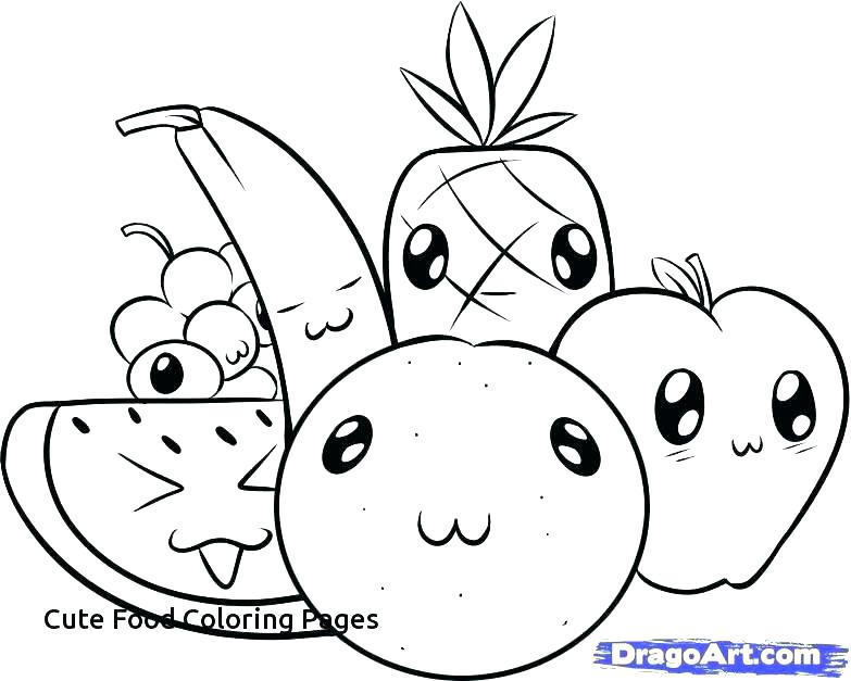 Food With Faces Coloring Pages At GetColorings Free Printable 