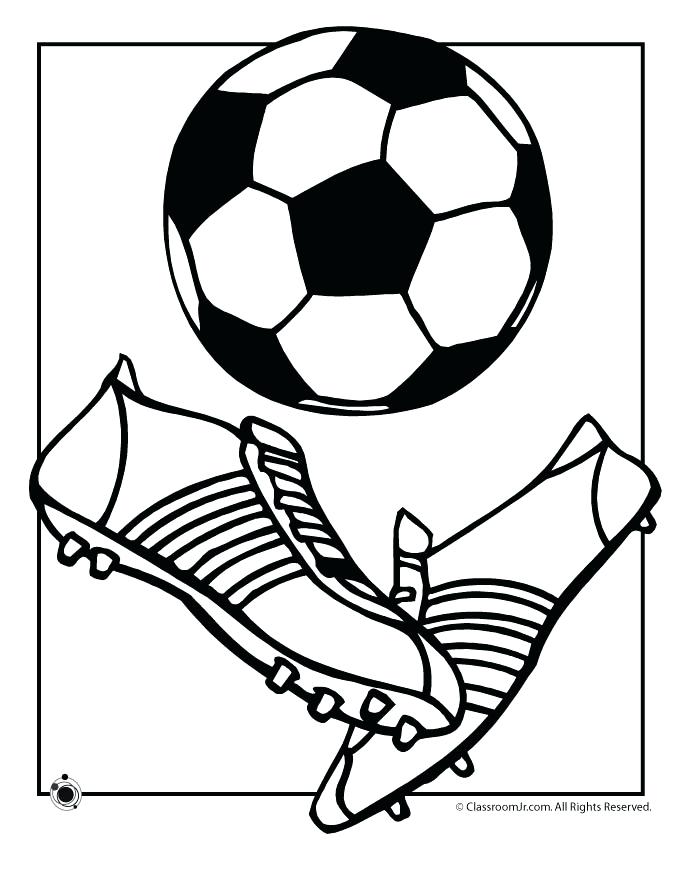 Football Ball Coloring Pages at Free
