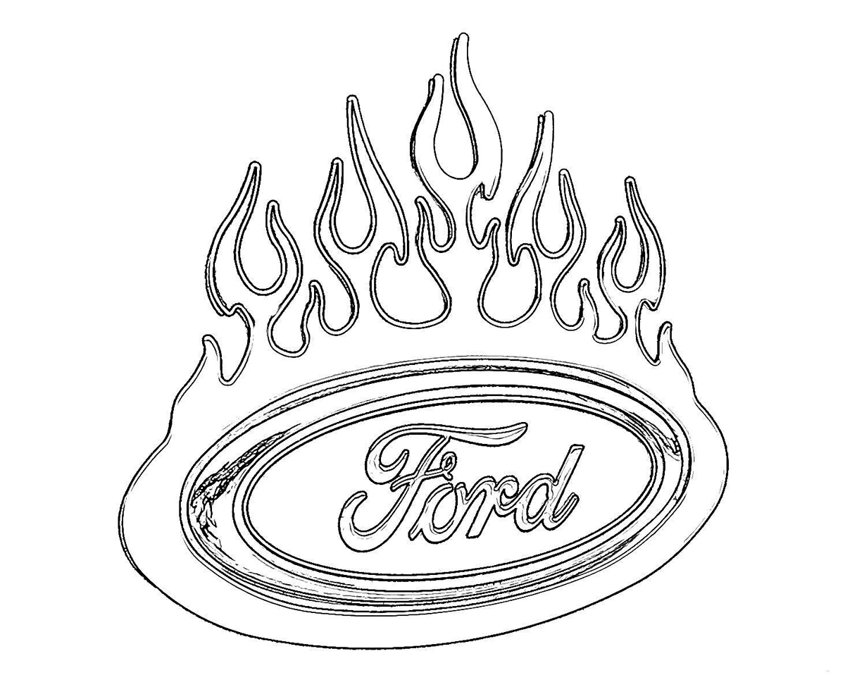 576 Animal Ford F 150 Truck Coloring Pages for Kindergarten