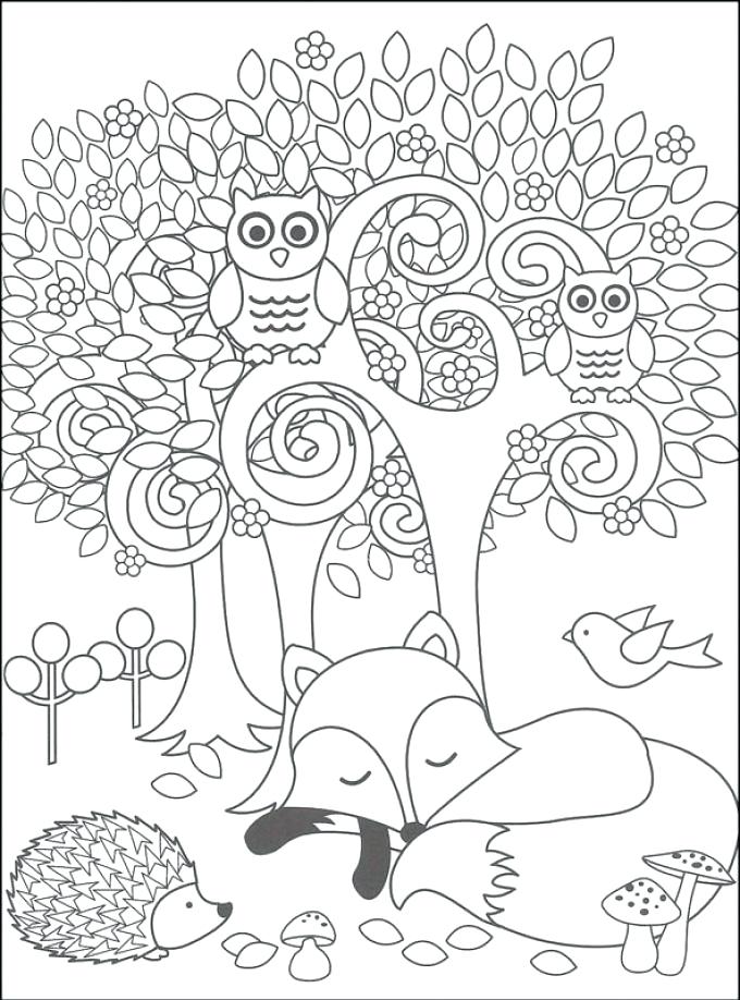 Forest Animals Coloring Pages at Free printable