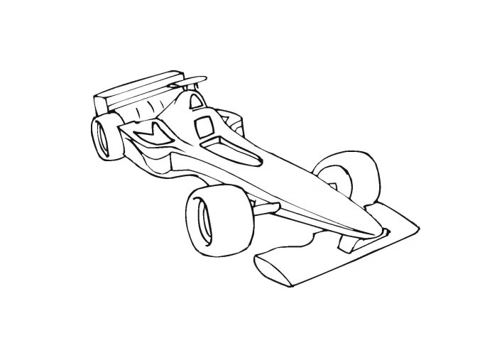 17+ F1 Car Coloring Plage Modern f1 cars