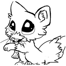 Fox Head Coloring Page at GetColorings.com | Free printable colorings