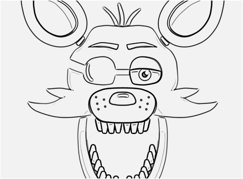 Foxy Coloring Page At GetColorings Free Printable Colorings Pages