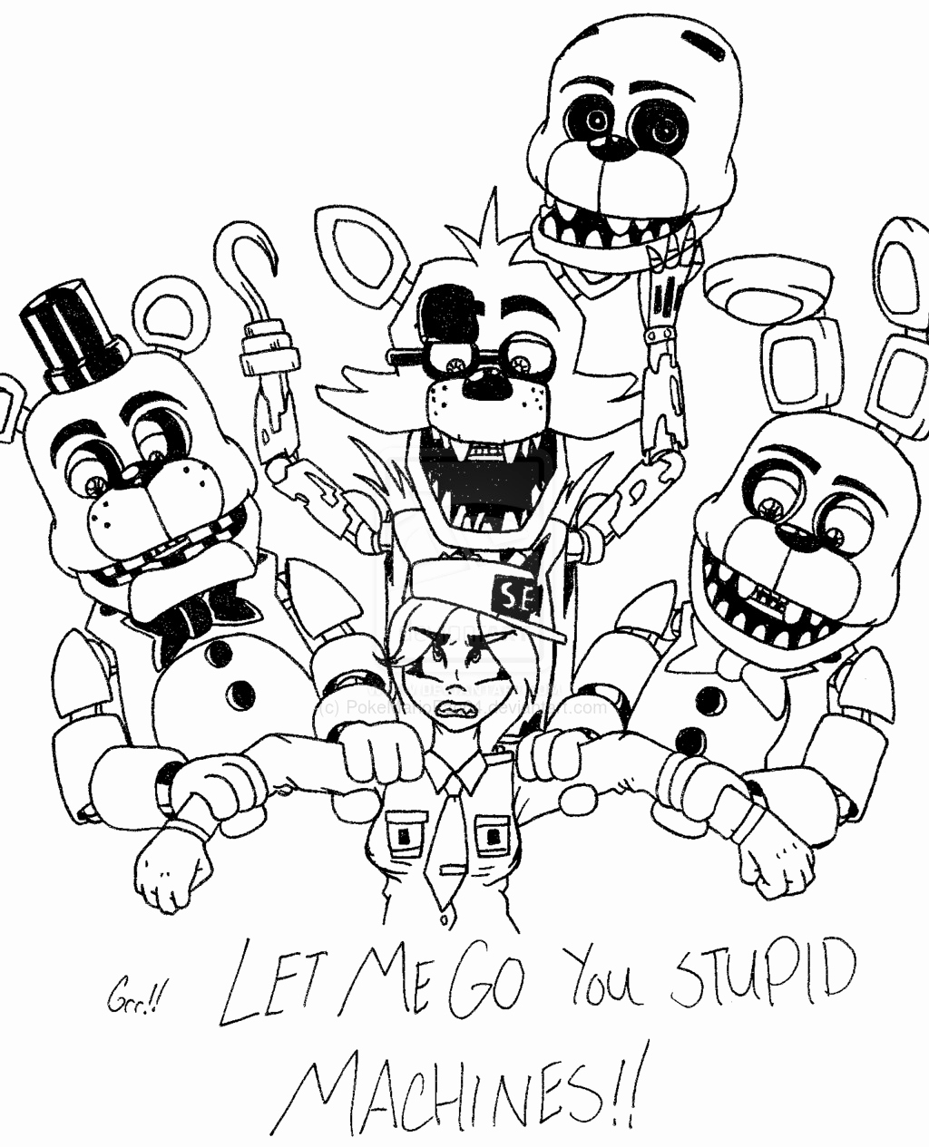 Five Nights At Freddy S Coloring Printables
