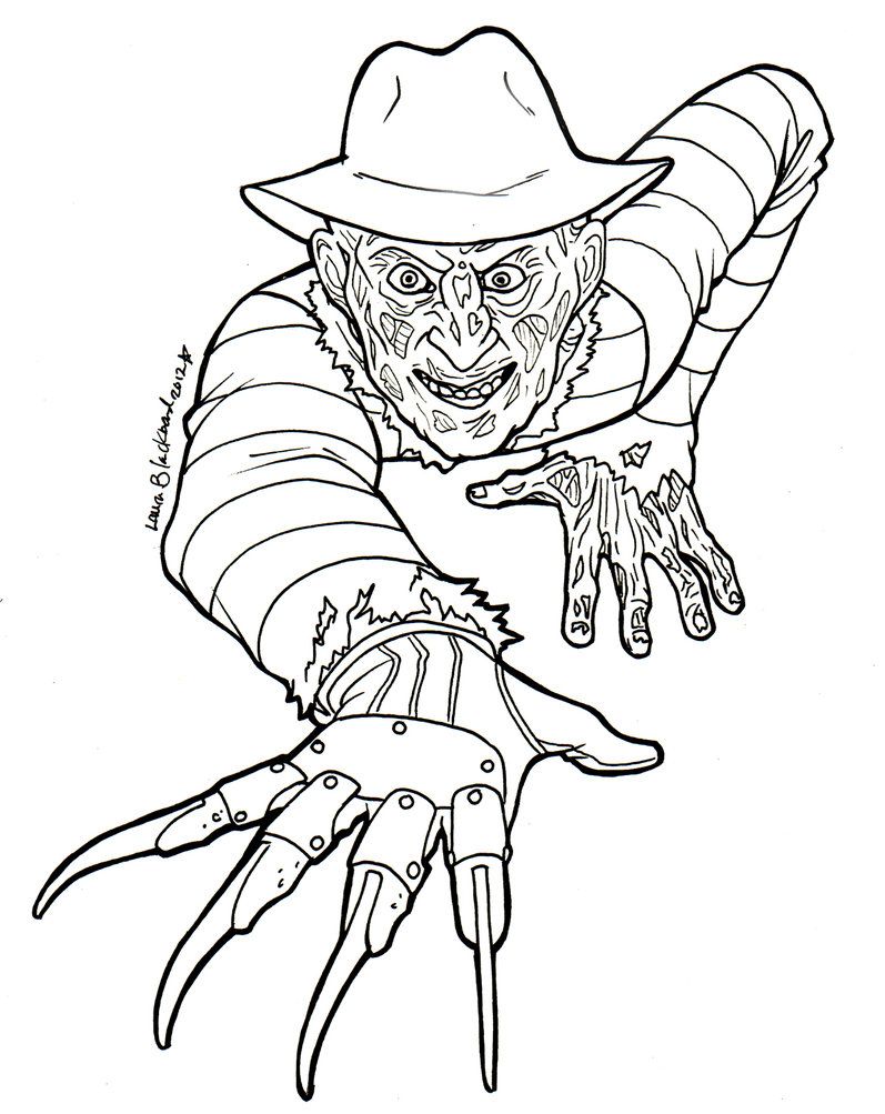 Freddy Krueger Coloring Pages At GetColorings Free Printable Colorings Pages To Print And 