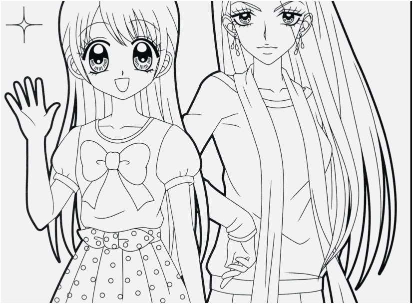 Free Anime Coloring Pages at GetColorings.com | Free printable