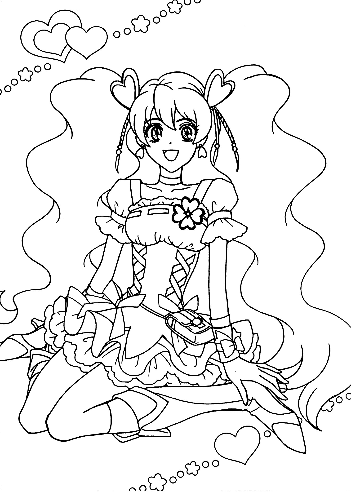 Free Anime Coloring Pages at GetColorings.com | Free printable