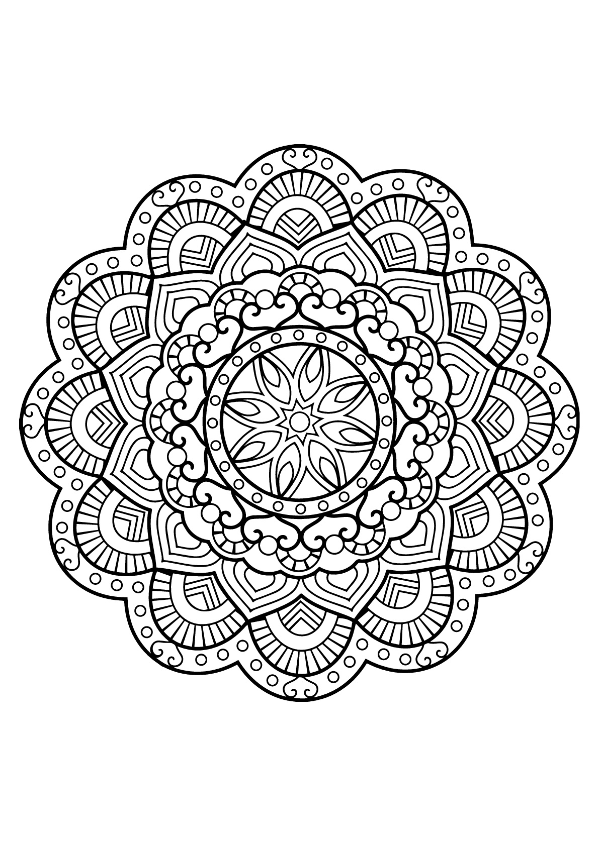 Free Celtic Mandala Coloring Pages at GetColorings.com | Free printable