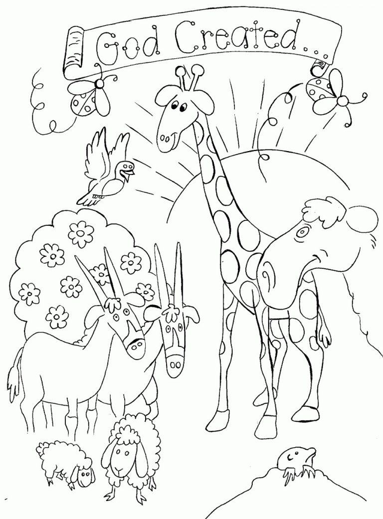 Free Christian Coloring Pages For Preschoolers At Getcolorings.com
