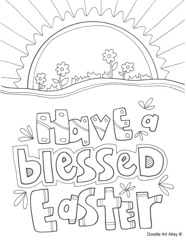 Free Christian Easter Coloring Pages at Free