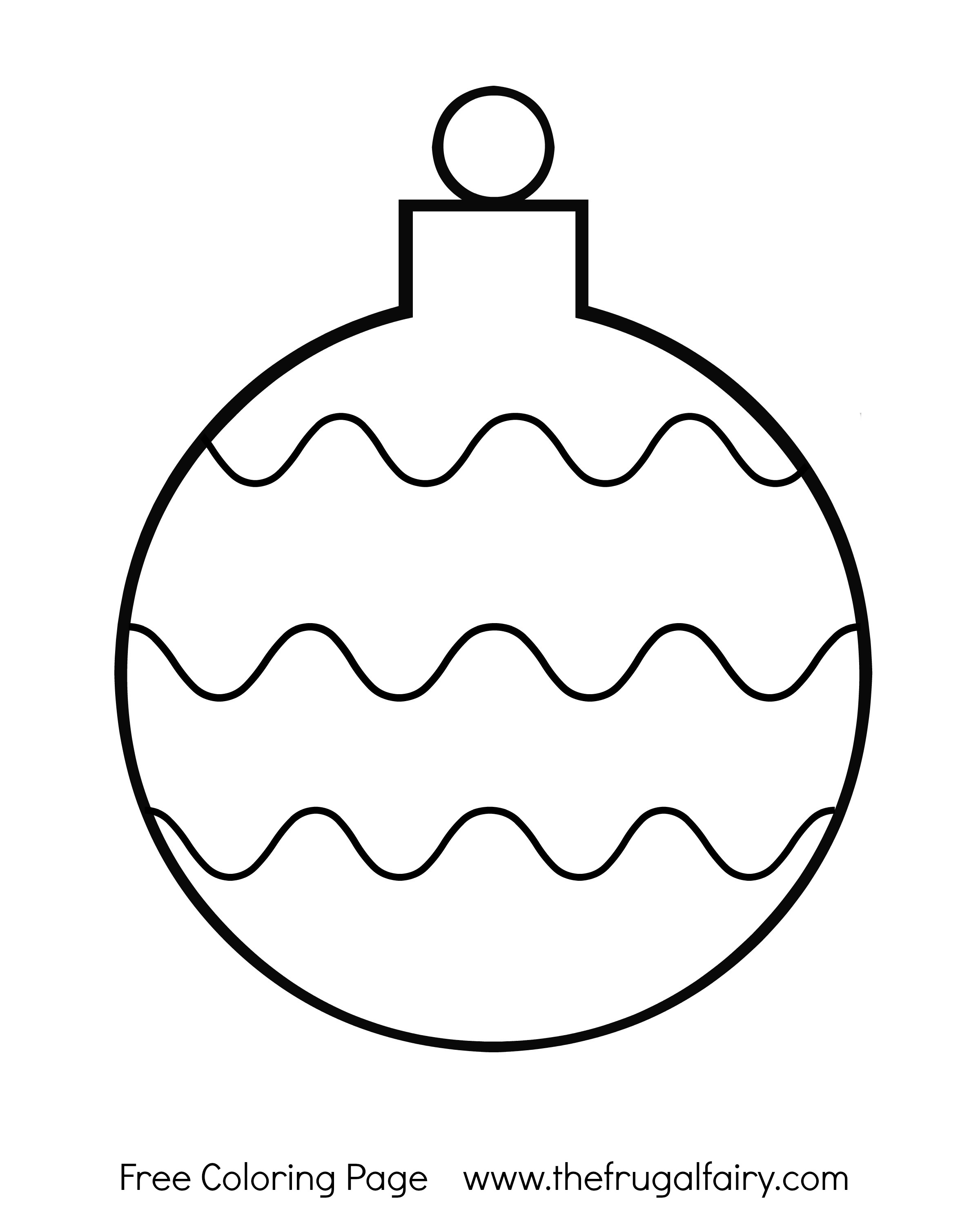 Free Christmas Ornament Coloring Pages at GetColorings.com ...