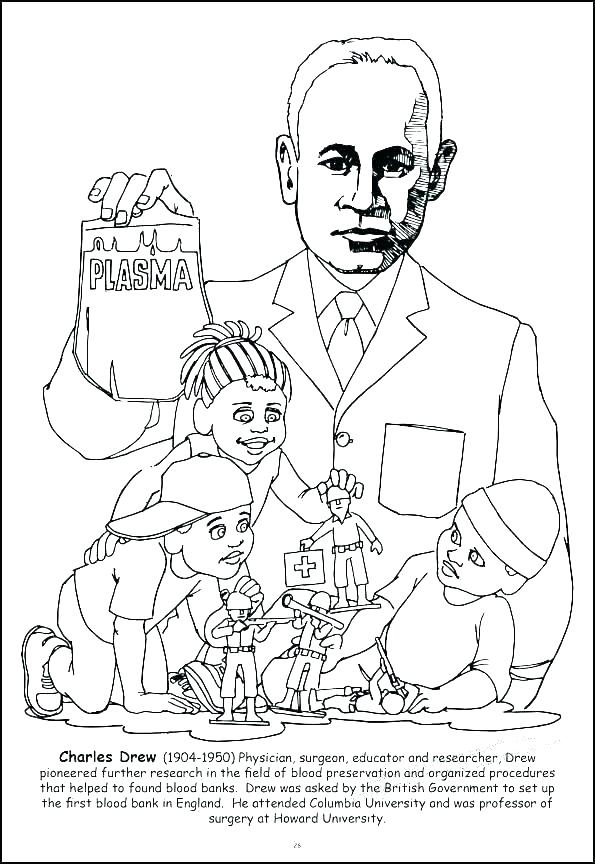 Free Coloring Pages For Black History Month at GetColorings.com | Free