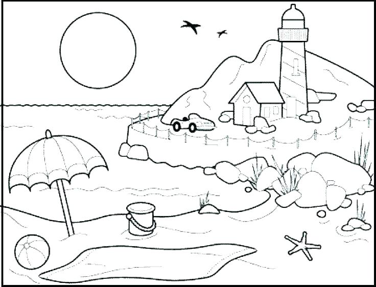 Free Coloring Pages Landscapes Printables At Getcolorings.com | Free