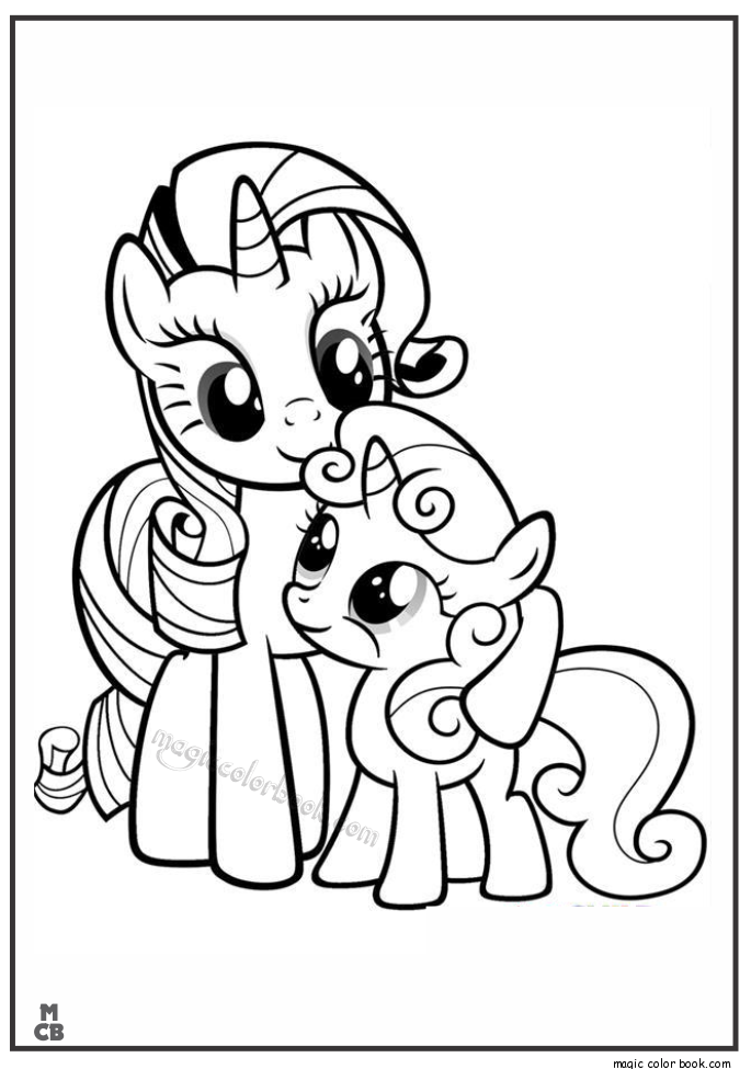free coloring pages of my little pony friendship is magic