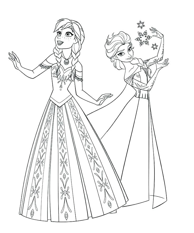 736x885 Disney Frozen Coloring Pages Pdf Best