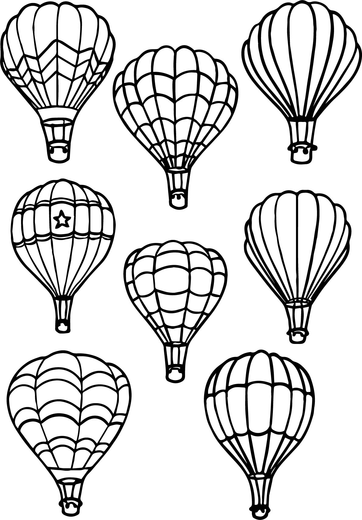 balloon air coloring printable balloons getdrawings template getcolorings astonishing books tattoo drawing force ballon wecoloringpage sheets colorings