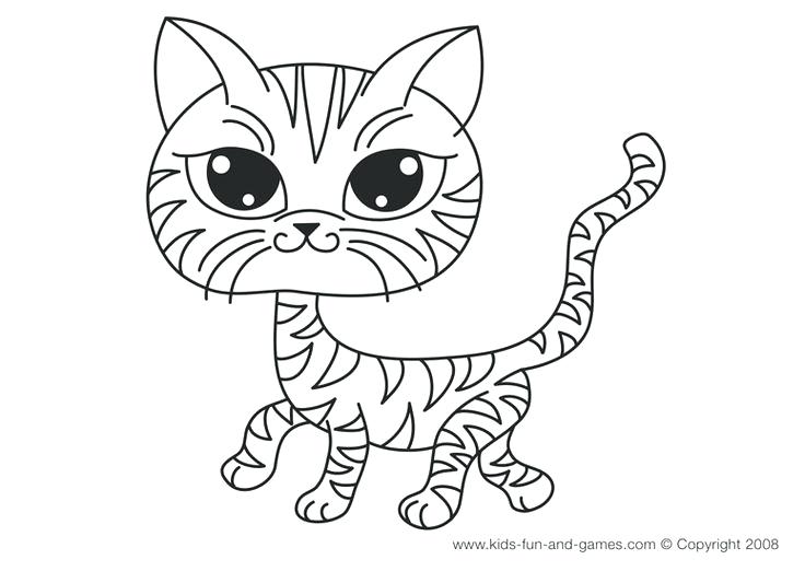 Free Kitty Coloring Pages at GetColorings.com | Free printable