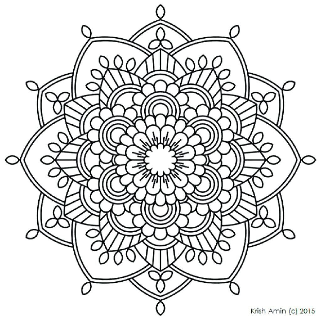 Free Mandala Coloring Pages Pdf at Free printable