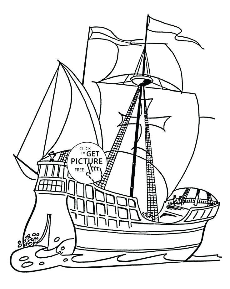 Free Mayflower Coloring Pages at Free printable