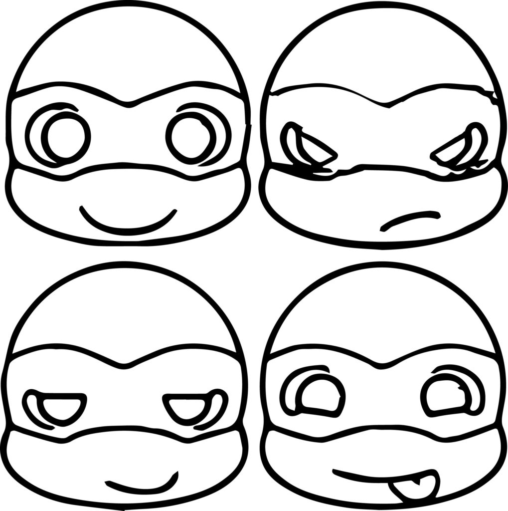 baby ninja turtle coloring pages