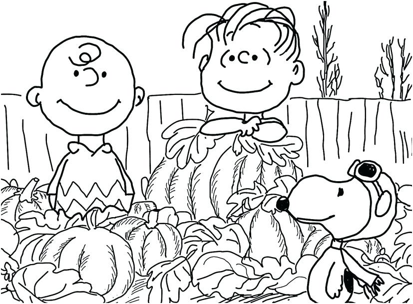 Peanuts Coloring Page