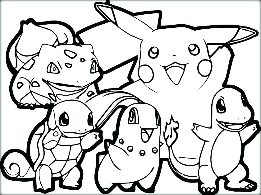 Free Pokemon Coloring Pages Black And White At GetColorings Free 
