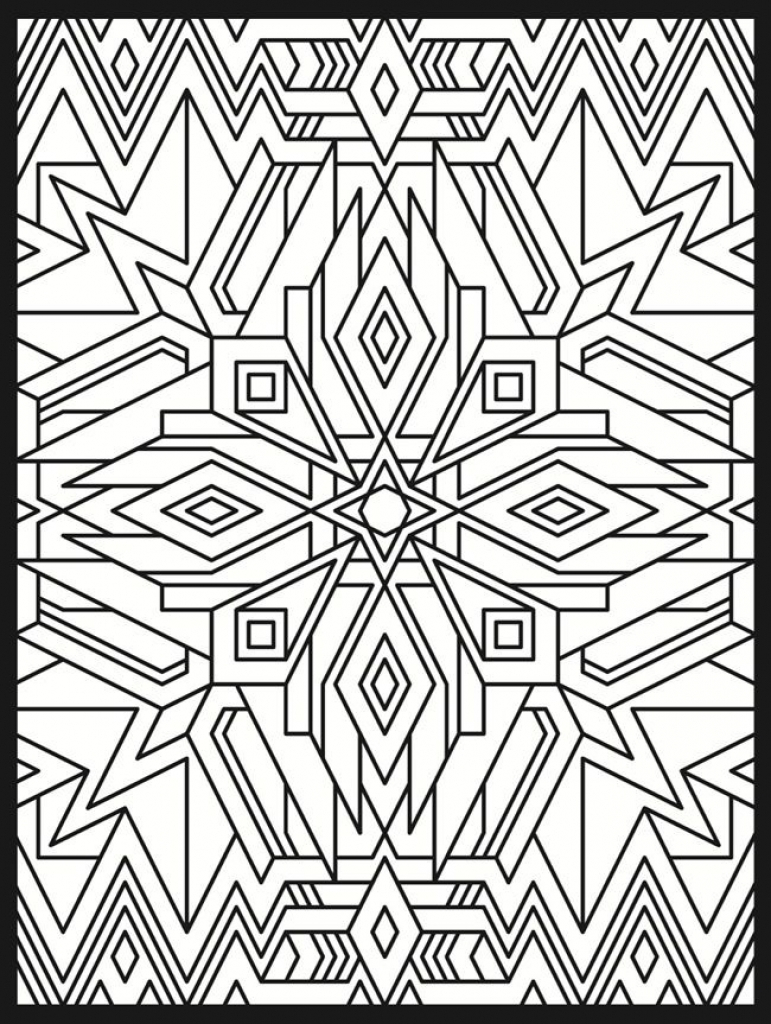 Free Printable Art Deco Coloring Pages at Free