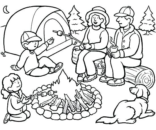 Free Printable Camping Coloring Pages at GetColorings.com | Free