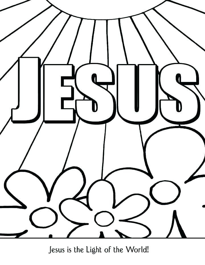  Free Printable Christian Coloring Pages For Preschoolers At 