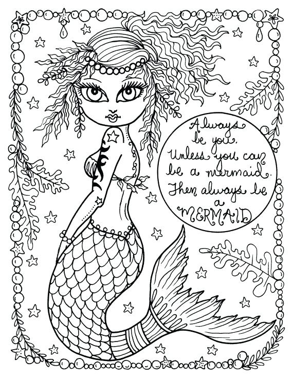 Free Printable Coloring Pages For Adults Mermaids at GetColorings.com ...