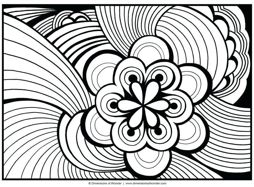 Free Printable Difficult Coloring Pages For Adults At GetColorings